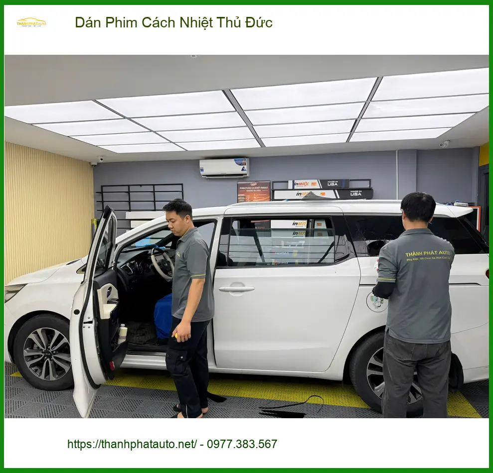Anh Dũng dán phim cách nhiệt Kia Sonet tại Thủ Đức bảo vệ nội thất xe ảnh thực tế 2