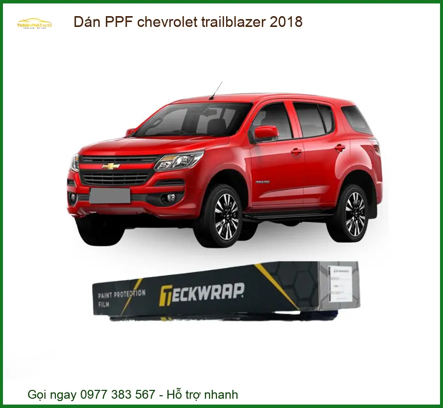 Dán PPF Chevrolet Trailblazer 2018 - Nơi Dán Phim PPF Cao Cấp Giá Tốt TPHCM