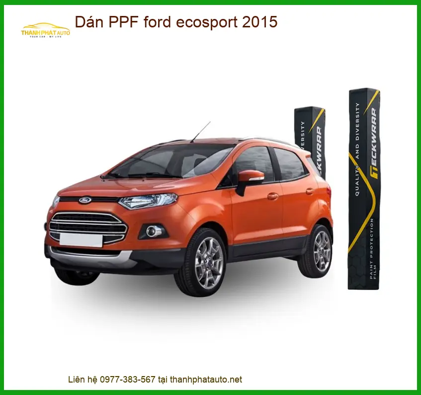 Dán PPF Ford Ecosport 2015 - Trung Tâm Thi Công Chính Hãng TPHCM