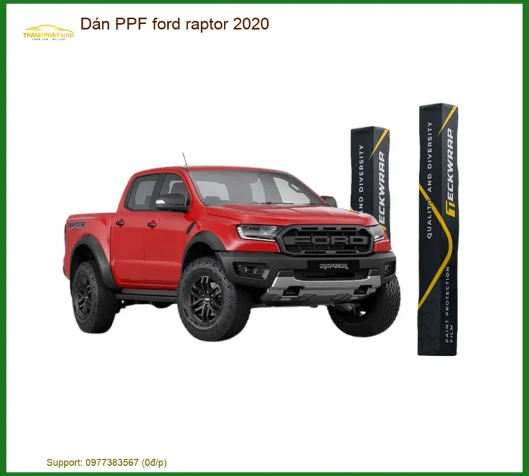 Dán PPF Bảo Vệ Sơn Xe Ford Raptor 2020 - Địa Chỉ Thi Công Chính Hãng TPHCM