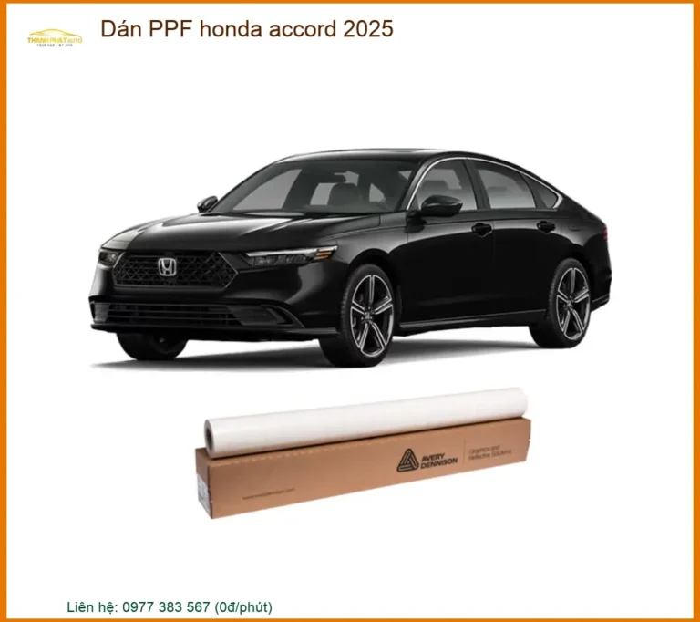 Dán Phim PPF Bảo Vệ Sơn Honda Accord 2025 - Trung Tâm Thi Công Uy Tín TPHCM