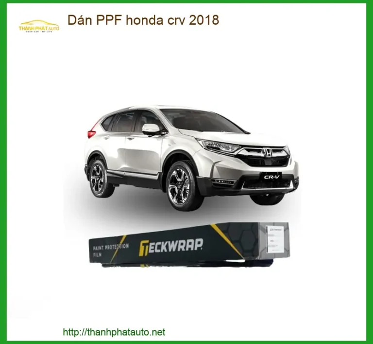 Dán PPF Chống Trầy Xước Xe Hơi Honda CRV 2018 - Trung Tâm Thi Công Chính Hãng TPHCM