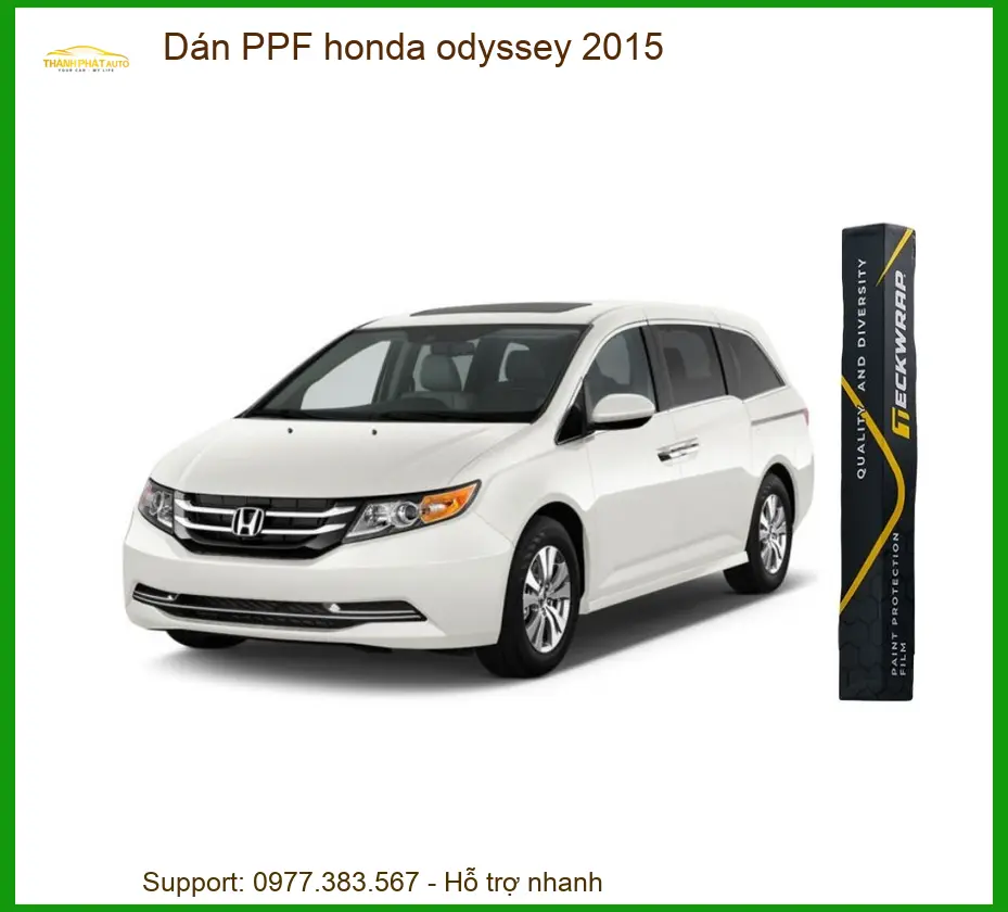 Dán PPF Bảo Vệ Sơn Honda Odyssey 2015 - Địa Chỉ Lắp Đặt Uy Tín TPHCM