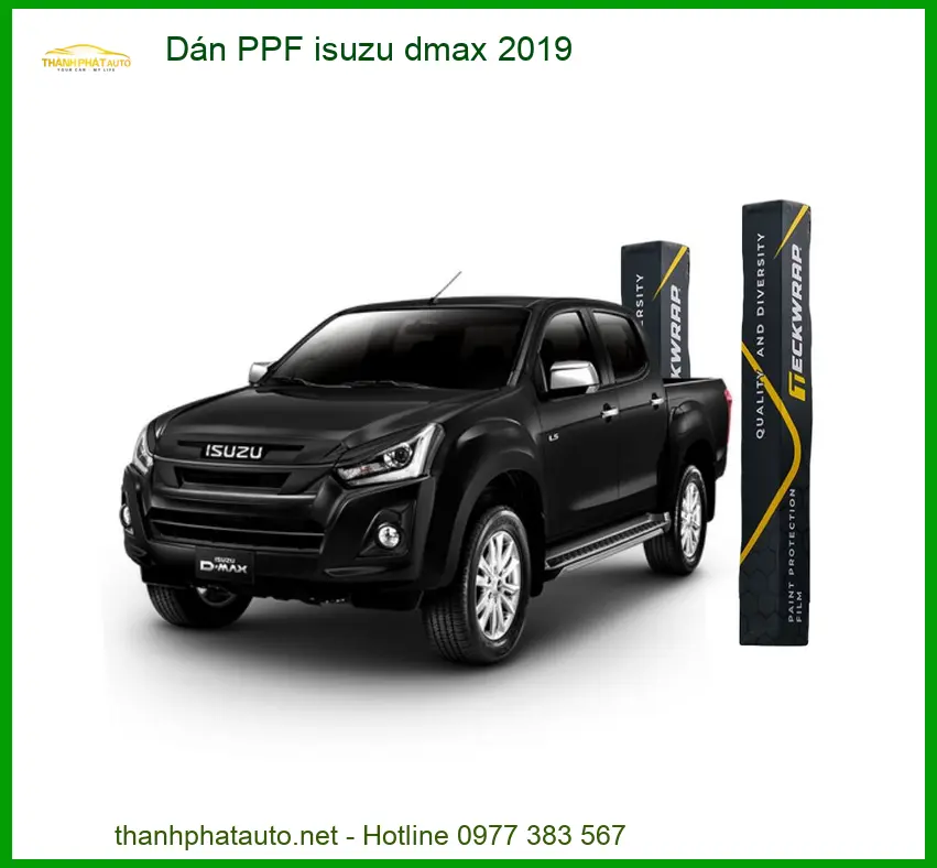 Dán PPF Isuzu Dmax 2019 - Đơn Vị Thi Công Dán PPF Chính Hãng Giá Tốt TPHCM