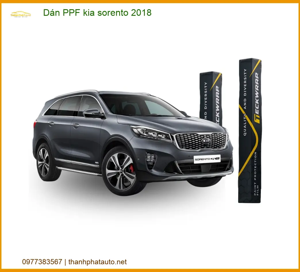 Dán Phim PPF Kia Sorento 2018 - Trung Tâm Thi Công Chính Hãng TPHCM
