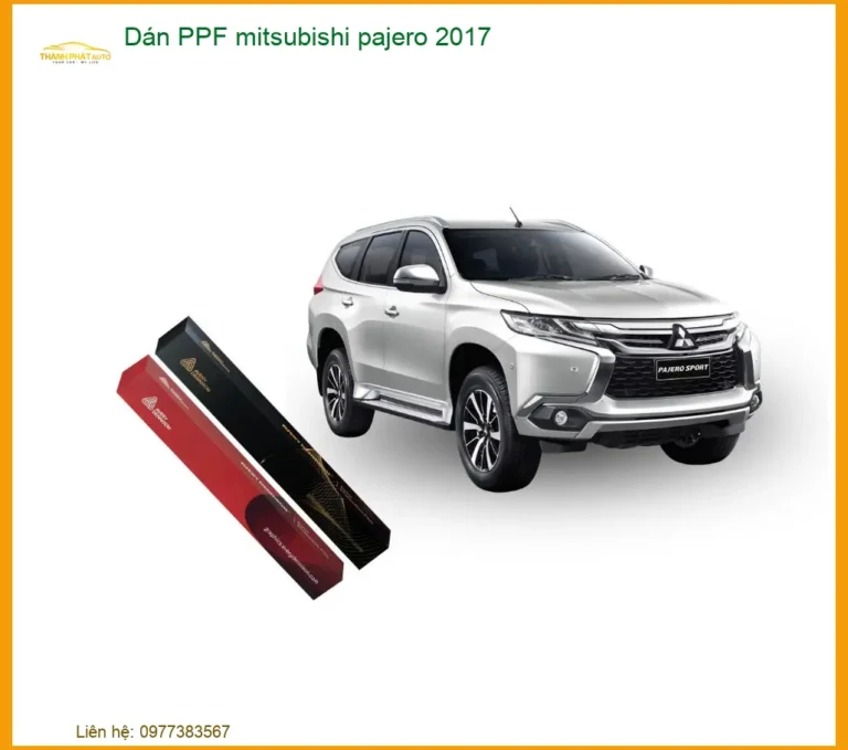 Dán PPF Bảo Vệ Sơn Mitsubishi Pajero 2017 - Địa Chỉ Lắp Đặt Uy Tín TPHCM