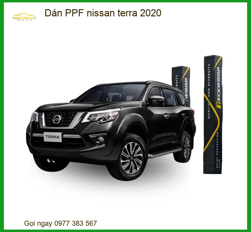 Dán Phim PPF Bảo Vệ Sơn Nissan Terra 2020 - Trung Tâm Thi Công Chính Hãng TPHCM