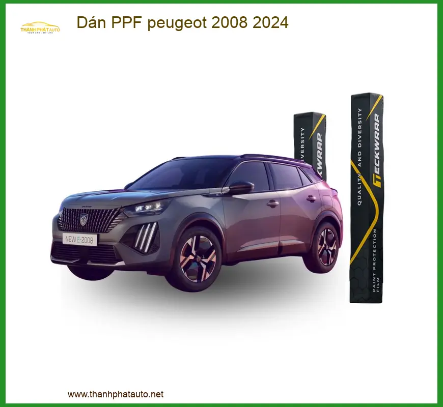 Dán PPF Peugeot 2008 2024 - Địa Chỉ Thi Công Chính Hãng, Uy Tín TPHCM