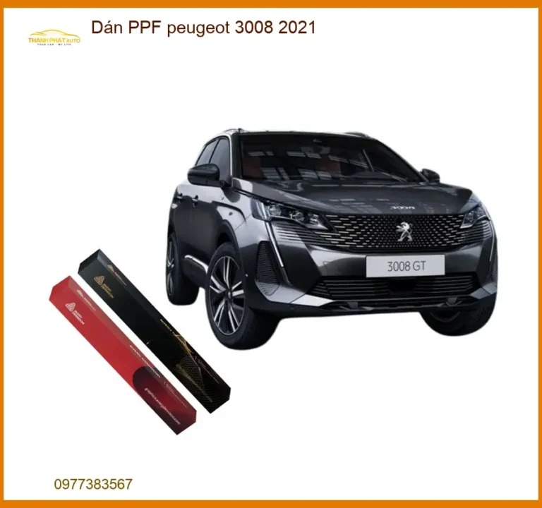 Dán PPF Peugeot 3008 2021 - Trung Tâm Lắp Đặt Phim PPF Chính Hãng TPHCM