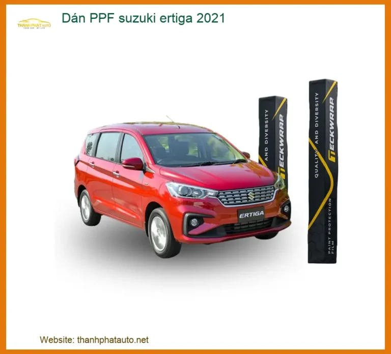 Dán PPF Chống Xước Suzuki Ertiga 2021 - Trung Tâm Gắn Uy Tín TPHCM