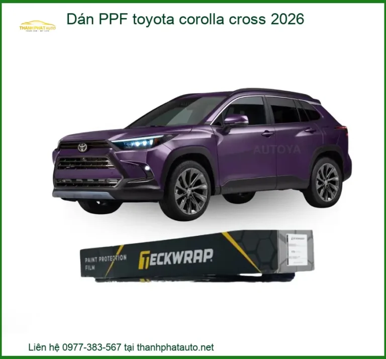 Dán PPF Toyota Corolla Cross 2026 - Trung Tâm Thi Công Uy Tín TPHCM