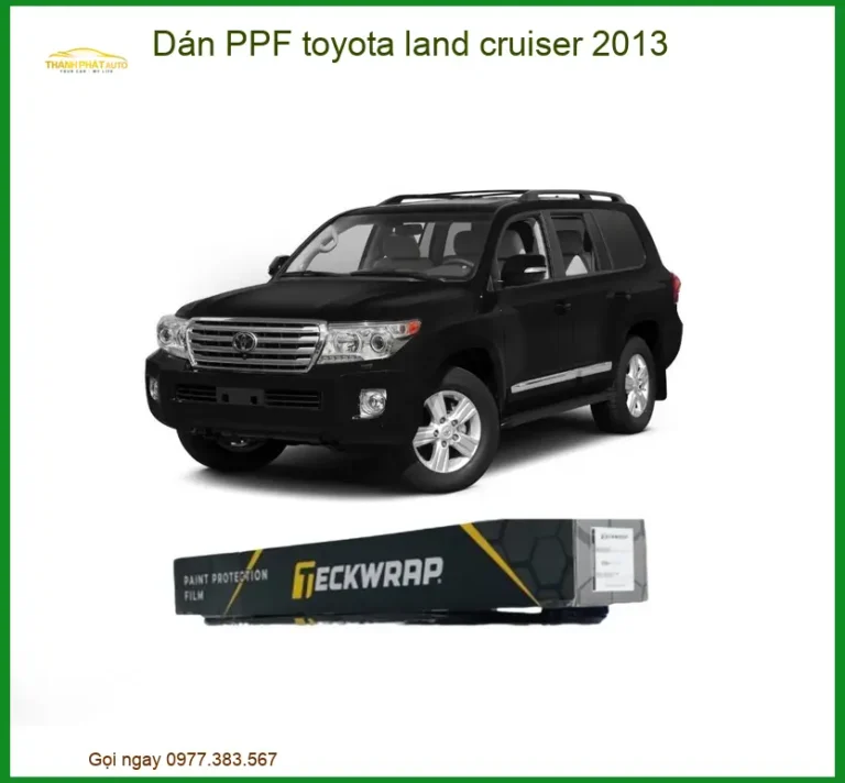 Dán PPF Toyota Land Cruiser 2013 - Trung Tâm Thi Công Giá Tốt TPHCM