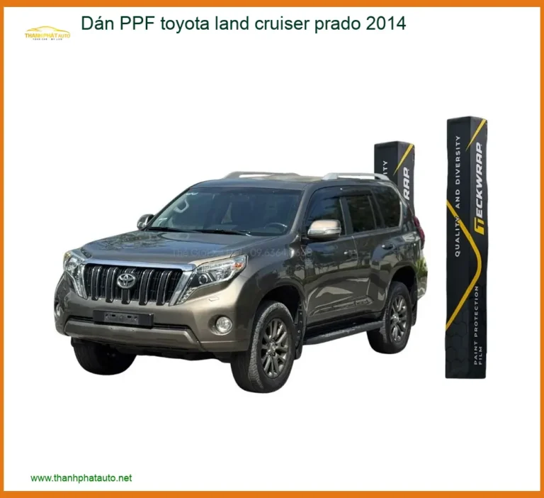 Dán PPF Toyota Land Cruiser Prado 2014 - Địa Chỉ Lắp Đặt Uy Tín TPHCM