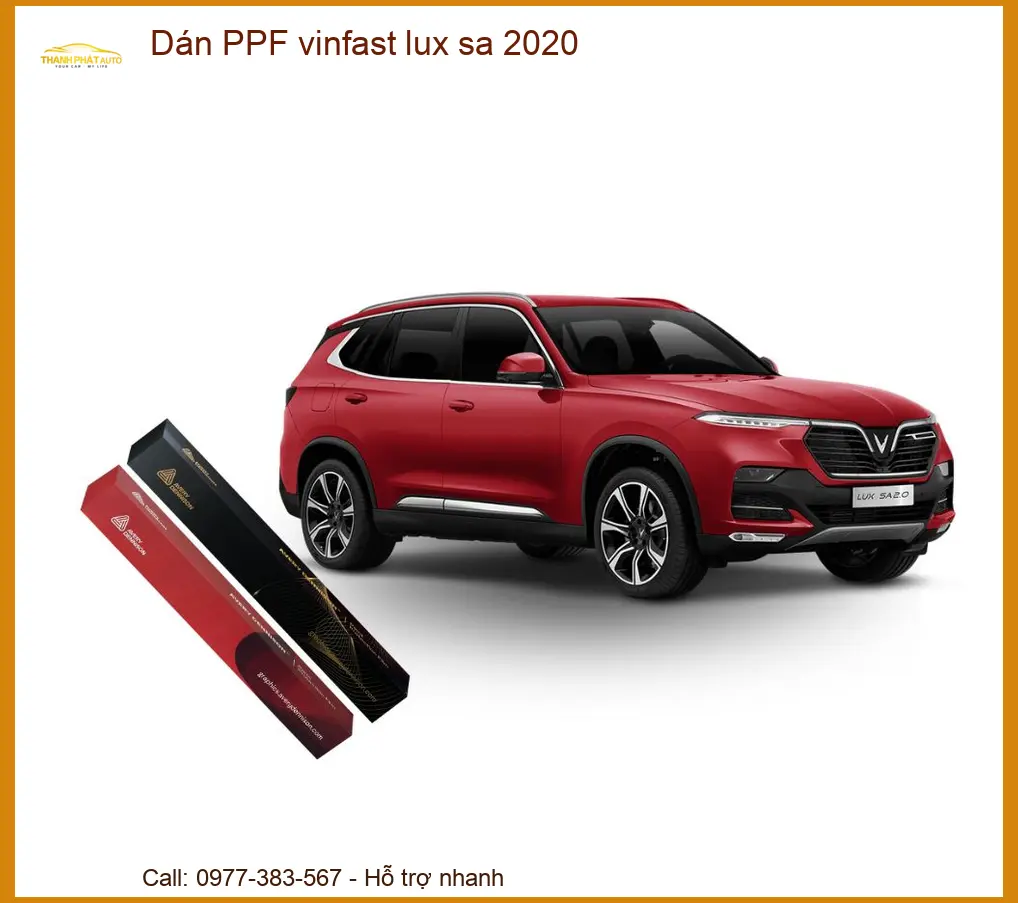 Dán PPF Bảo Vệ Sơn Vinfast Lux SA 2020 - Địa Chỉ Lắp Đặt Chính Hãng TPHCM