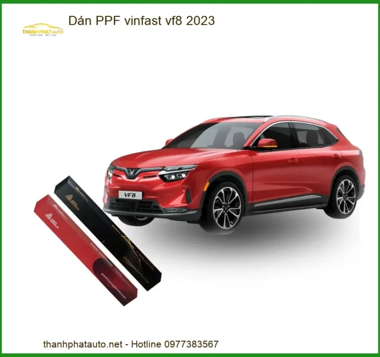 Dán PPF Bảo Vệ Sơn Vinfast VF8 2023 - Trung Tâm Thi Công PPF Uy Tín Giá Tốt TPHCM