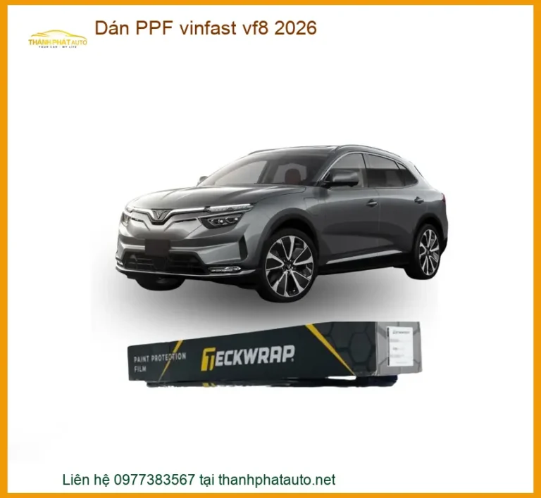 Dán PPF VinFast VF8 2026 - Trung Tâm Thi Công Chính Hãng TPHCM