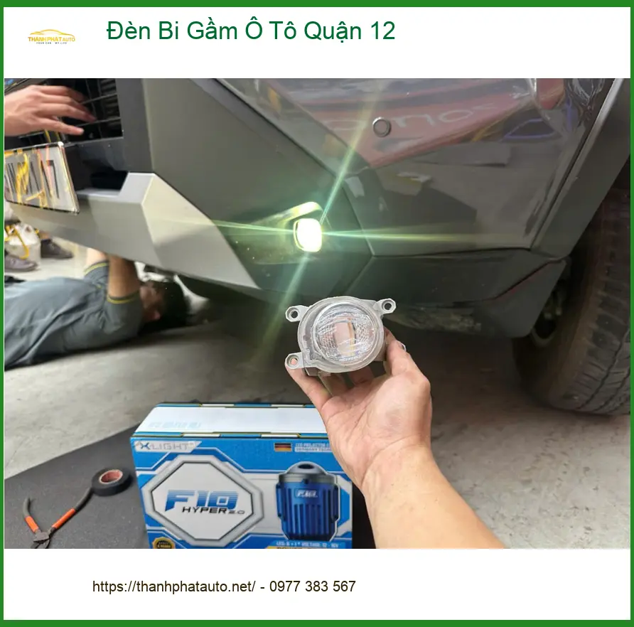Anh Long lắp đèn bi gầm ô tô cho Honda HR-V tại Quận 12 để cải thiện tầm nhìn ban đêm ảnh thực tế 2