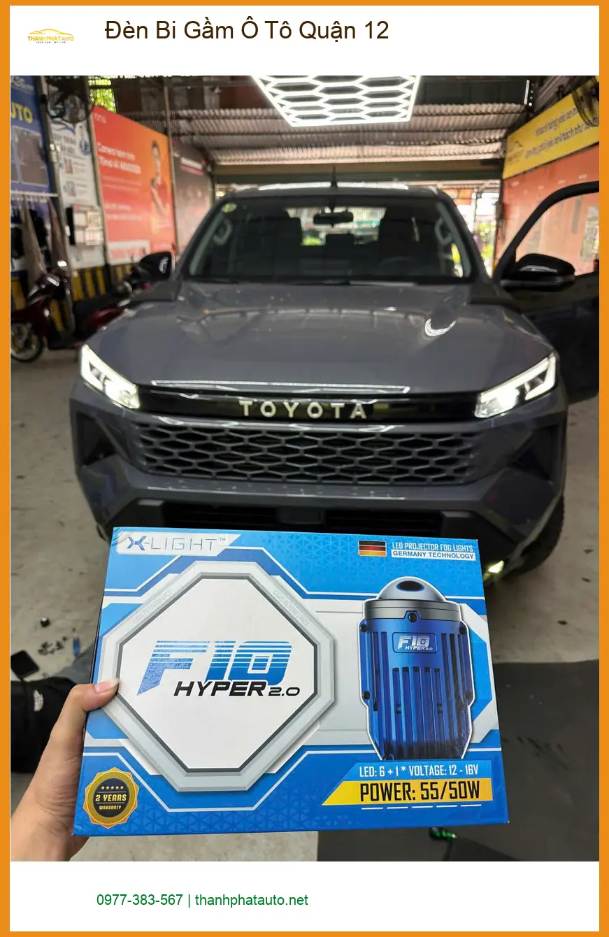 Anh Long lắp đèn bi gầm ô tô cho Honda HR-V tại Quận 12 để cải thiện tầm nhìn ban đêm ảnh thực tế 4