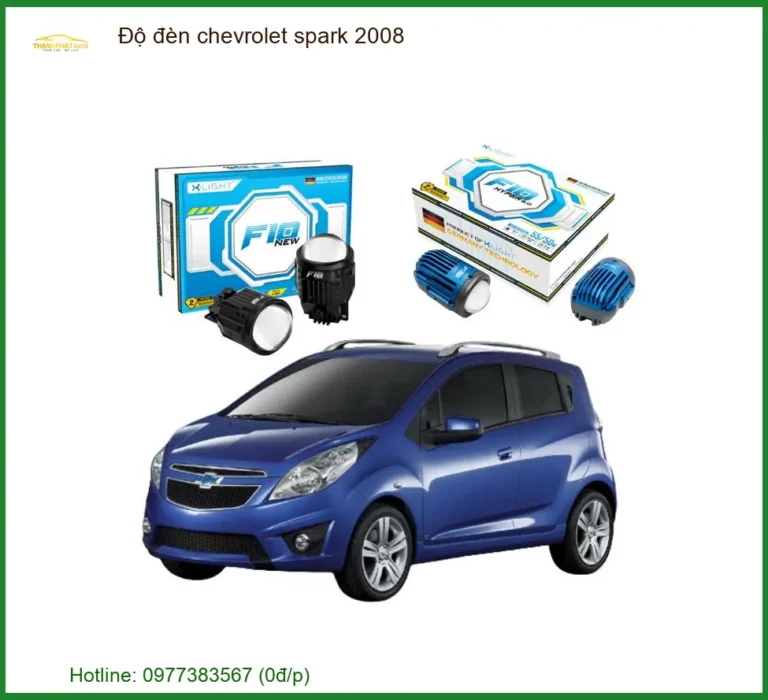Độ Đèn LED Bi Xenon Chevrolet Spark 2008 - Địa Chỉ Lắp Đặt Chính Hãng TPHCM