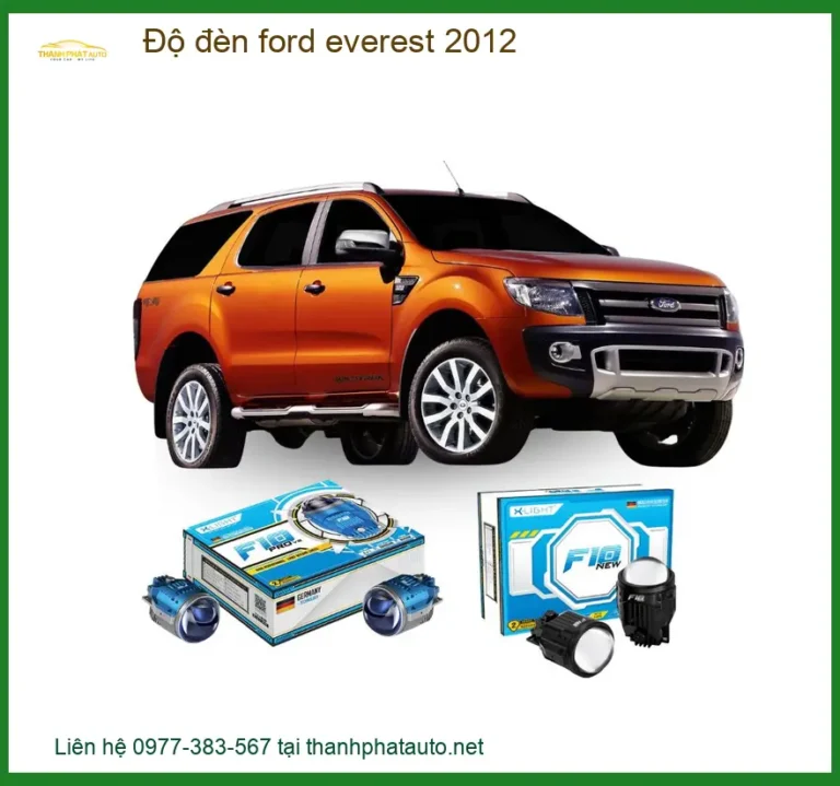 Độ Đèn Ford Everest 2012 - Trung Tâm Nâng Cấp Uy Tín TPHCM