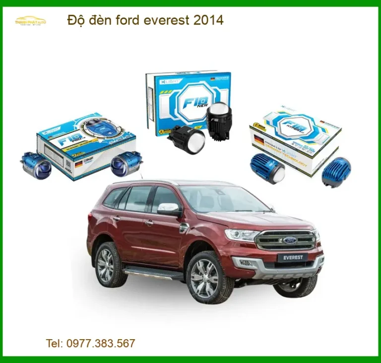Độ Đèn Bi Xenon/LED Ford Everest 2014 - Địa Chỉ Nâng Cấp Chính Hãng Uy Tín TPHCM