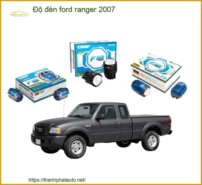 Độ Đèn Bi LED Cao Cấp Ford Ranger 2007 - Nâng Cấp Đèn Chính Hãng TPHCM