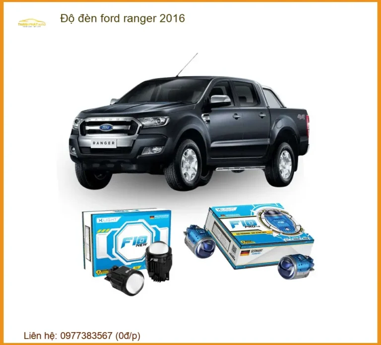 Độ Đèn Ford Ranger 2016 - Địa Chỉ Độ Nâng Cấp Uy Tín TPHCM
