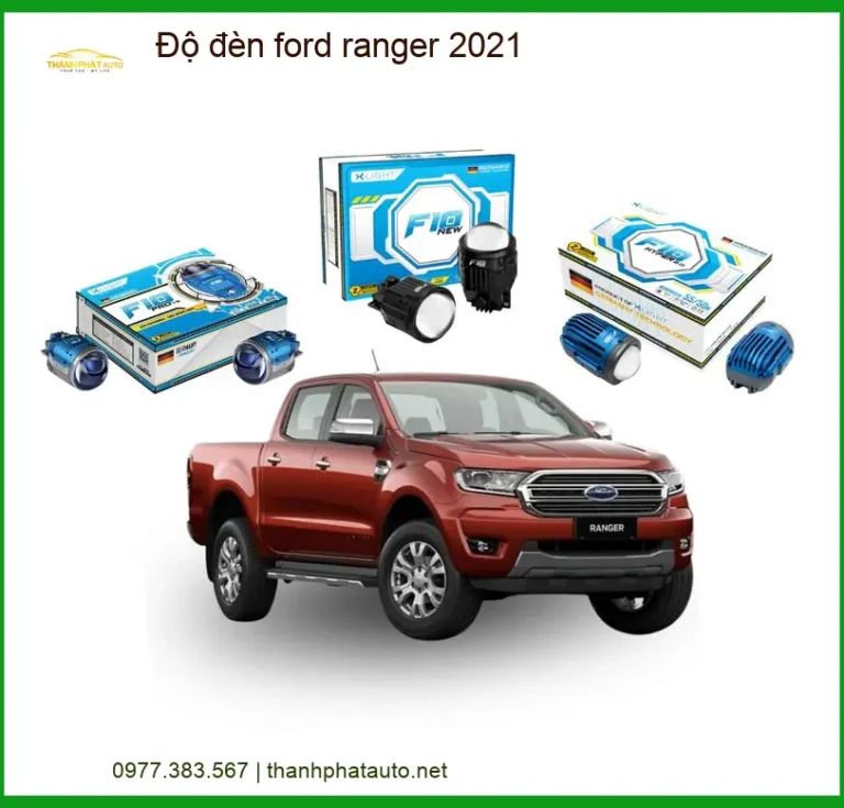 Độ Đèn Ford Ranger 2021 - Trung Tâm Nâng Cấp Chính Hãng TPHCM