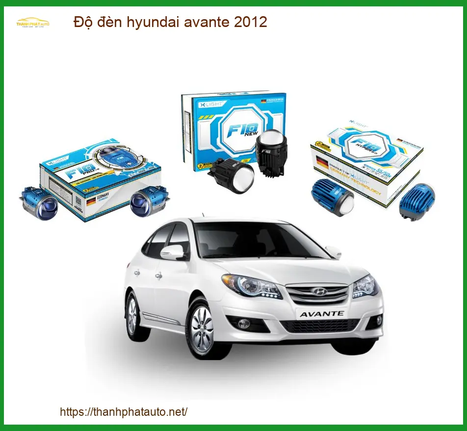 Độ Đèn Hyundai Avante 2012 - Địa Chỉ Lắp Đặt Chính Hãng Uy Tín TPHCM