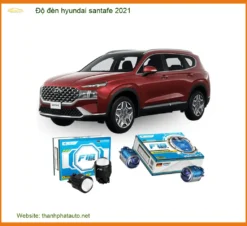 Độ Đèn Hyundai SantaFe 2021 - Địa Chỉ Lắp Đặt Chính Hãng TPHCM