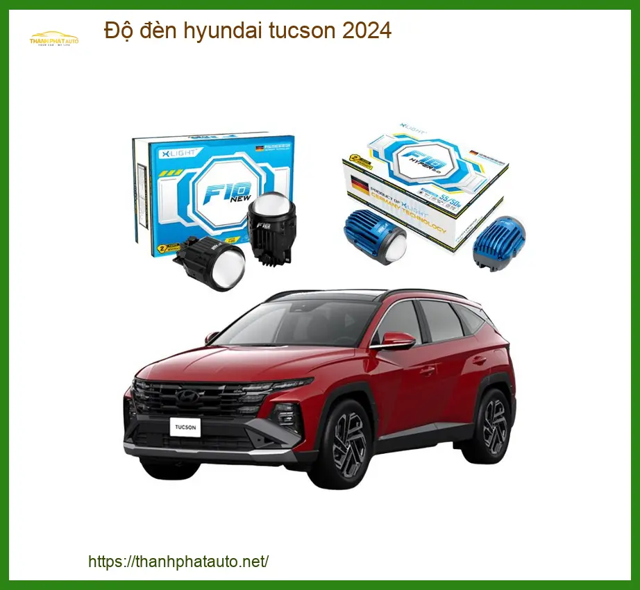 Độ Đèn Hyundai Tucson 2024 - Trung Tâm Nâng Cấp Chính Hãng TPHCM