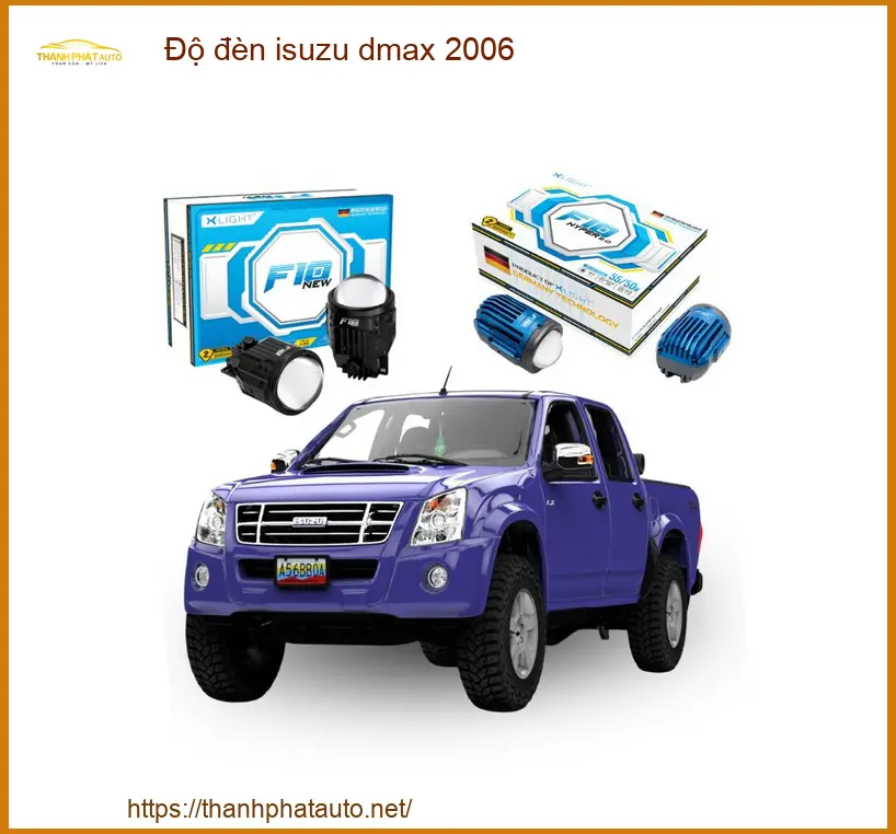 Độ Đèn Isuzu Dmax 2006 - Trung Tâm Nâng Cấp Đèn Chính Hãng TPHCM