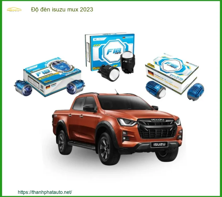 Độ Đèn Isuzu Mu-X 2023 - Trung Tâm Nâng Cấp Chính Hãng TPHCM