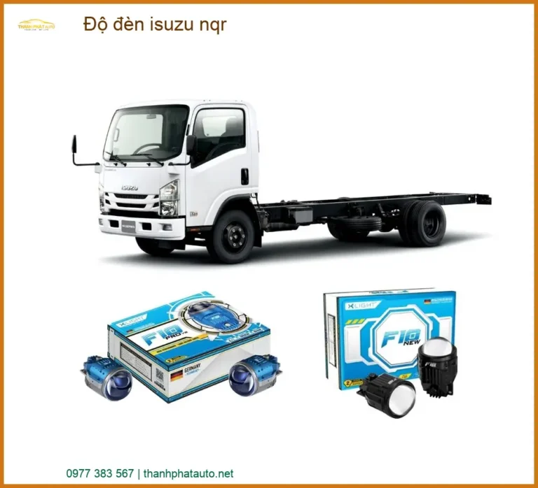 Độ Đèn Bi LED Laser Isuzu NQR - Trung Tâm Độ Đèn Chính Hãng TPHCM