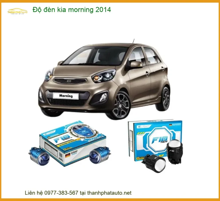 Độ Đèn Bi LED Tăng Sáng Kia Morning 2014 - Trung Tâm Lắp Đặt Chính Hãng TPHCM