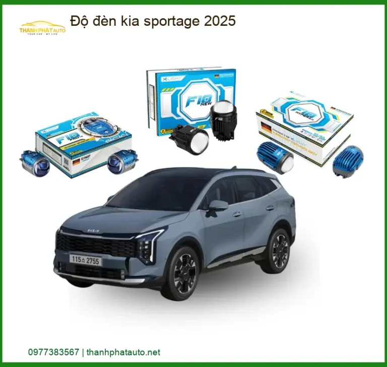 Độ đèn Kia Sportage 2025 - Địa Chỉ Lắp Đặt Chính Hãng TPHCM
