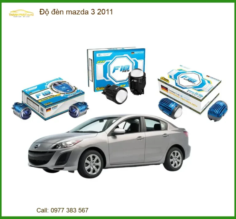 Độ Đèn Bi LED/Xenon Mazda 3 2011 - Trung Tâm Lắp Đặt Chính Hãng TPHCM