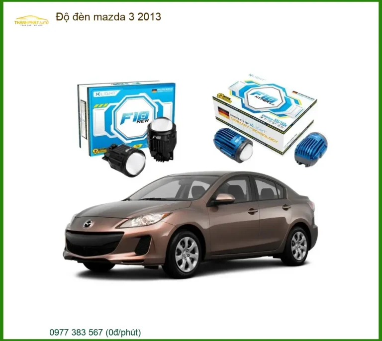 Độ Đèn Bi LED Laser Mazda 3 2013 - Địa Chỉ Lắp Đặt Chính Hãng Giá Tốt TPHCM