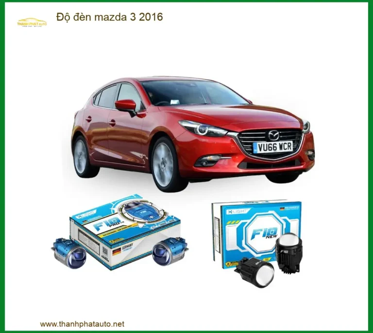 Độ đèn Mazda 3 2016 - Trung Tâm Độ Đèn Chính Hãng TPHCM
