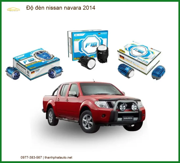 Nâng Cấp Đèn Bi LED Nissan Navara 2014 - Địa Chỉ Độ Đèn Uy Tín Giá Tốt TPHCM