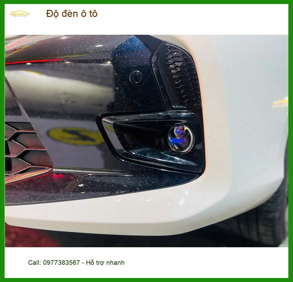 Anh Trường độ đèn ô tô Hyundai Accent tại Quận Bình Tân để tăng cường ánh sáng khi đi đêm