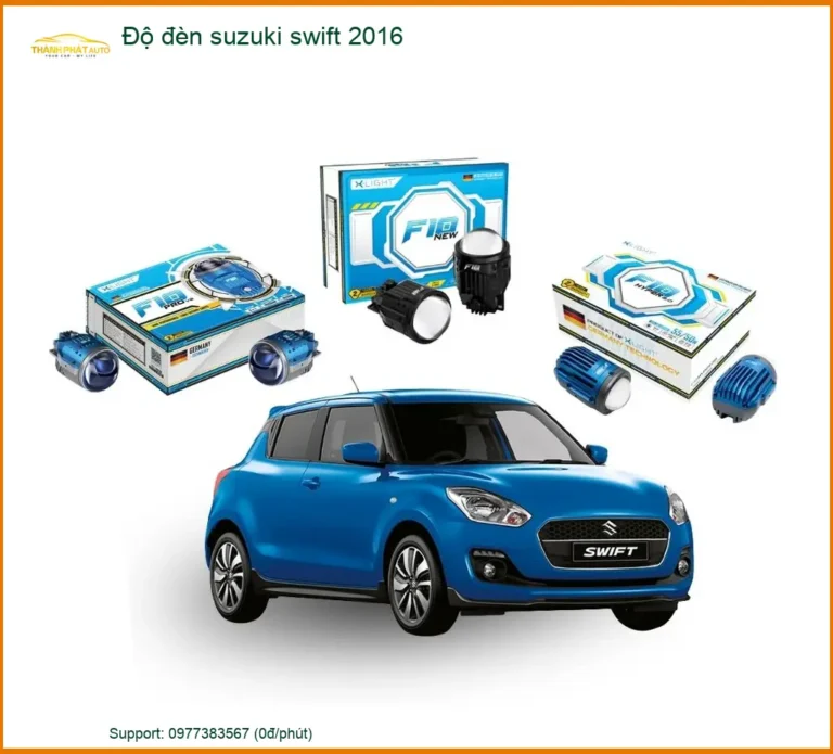 Độ Đèn Ô Tô Suzuki Swift 2016 - Địa Chỉ Lắp Đặt Nâng Cấp Uy Tín TPHCM