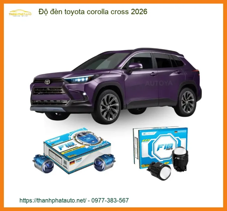 Độ đèn Toyota Corolla Cross 2026 - Địa Chỉ Lắp Đặt Chính Hãng TPHCM