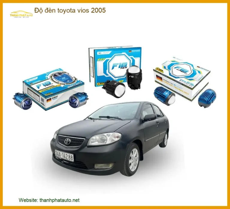 Độ Đèn Bi Xenon LED Toyota Vios 2005 Cao Cấp - Trung Tâm Nâng Cấp Uy Tín TPHCM