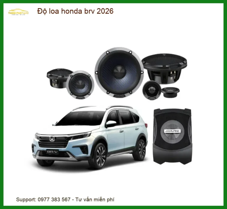 Dịch Vụ Độ Loa Ô Tô Honda BRV 2026 - Trung Tâm Lắp Đặt Âm Thanh Chính Hãng TPHCM
