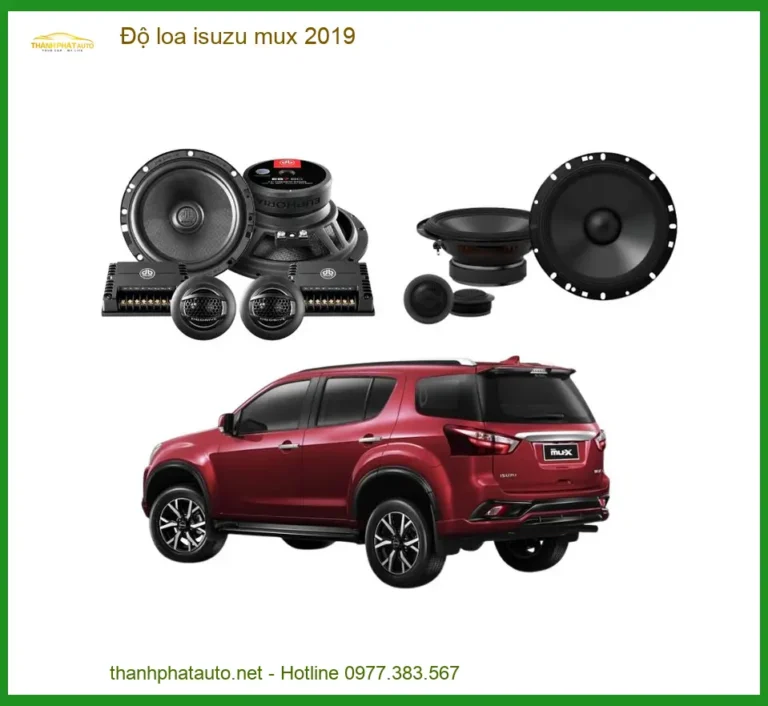 Nâng Cấp Âm Thanh Độ Loa Isuzu MUX 2019 - Địa Chỉ Lắp Đặt Uy Tín TPHCM