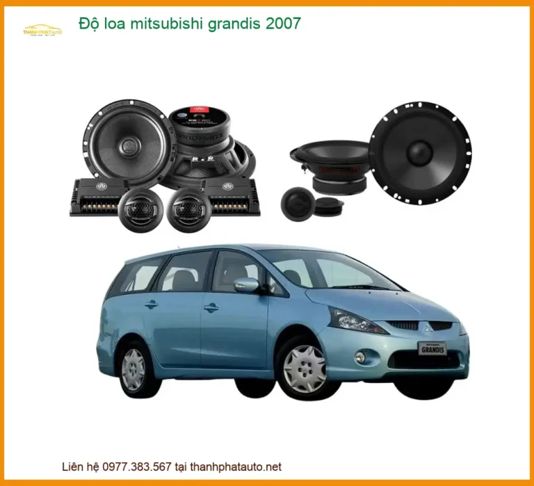Độ Loa Mitsubishi Grandis 2007 - Trung Tâm Nâng Cấp Uy Tín TPHCM