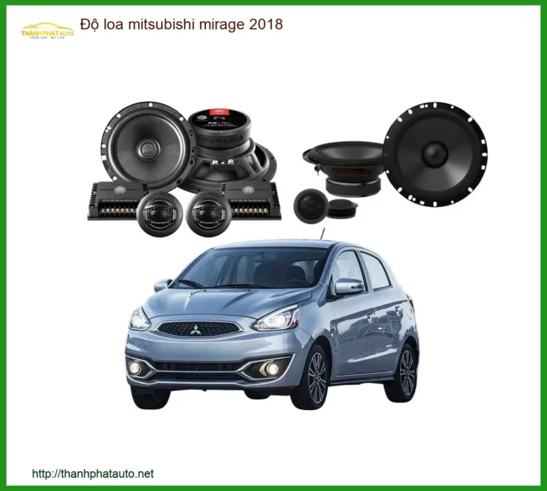 Độ Loa Ô Tô Mitsubishi Mirage 2018 - Trung Tâm Chuyên Độ Âm Thanh Uy Tín TPHCM