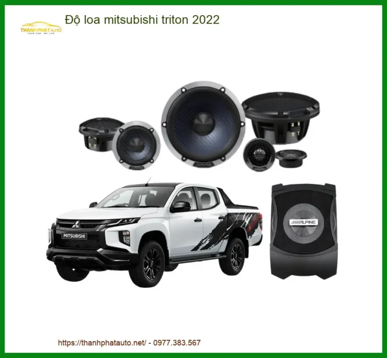 Độ Loa Ô Tô Mitsubishi Triton 2022 - Trung Tâm Lắp Đặt Chính Hãng TPHCM