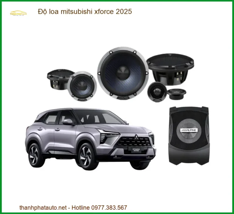 Độ loa Mitsubishi Xforce 2025 - Trung Tâm Nâng Cấp Loa Chính Hãng TPHCM